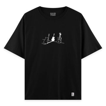 Guitar - Oversize Bol Kalıp T-shirt