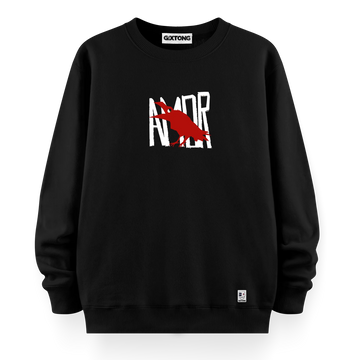 Amor - Oversize Bol Kalıp Sweatshirt