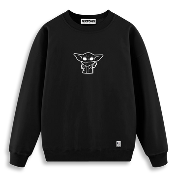 Baby Yoda - Regular Fit Kalıp Sweatshirt
