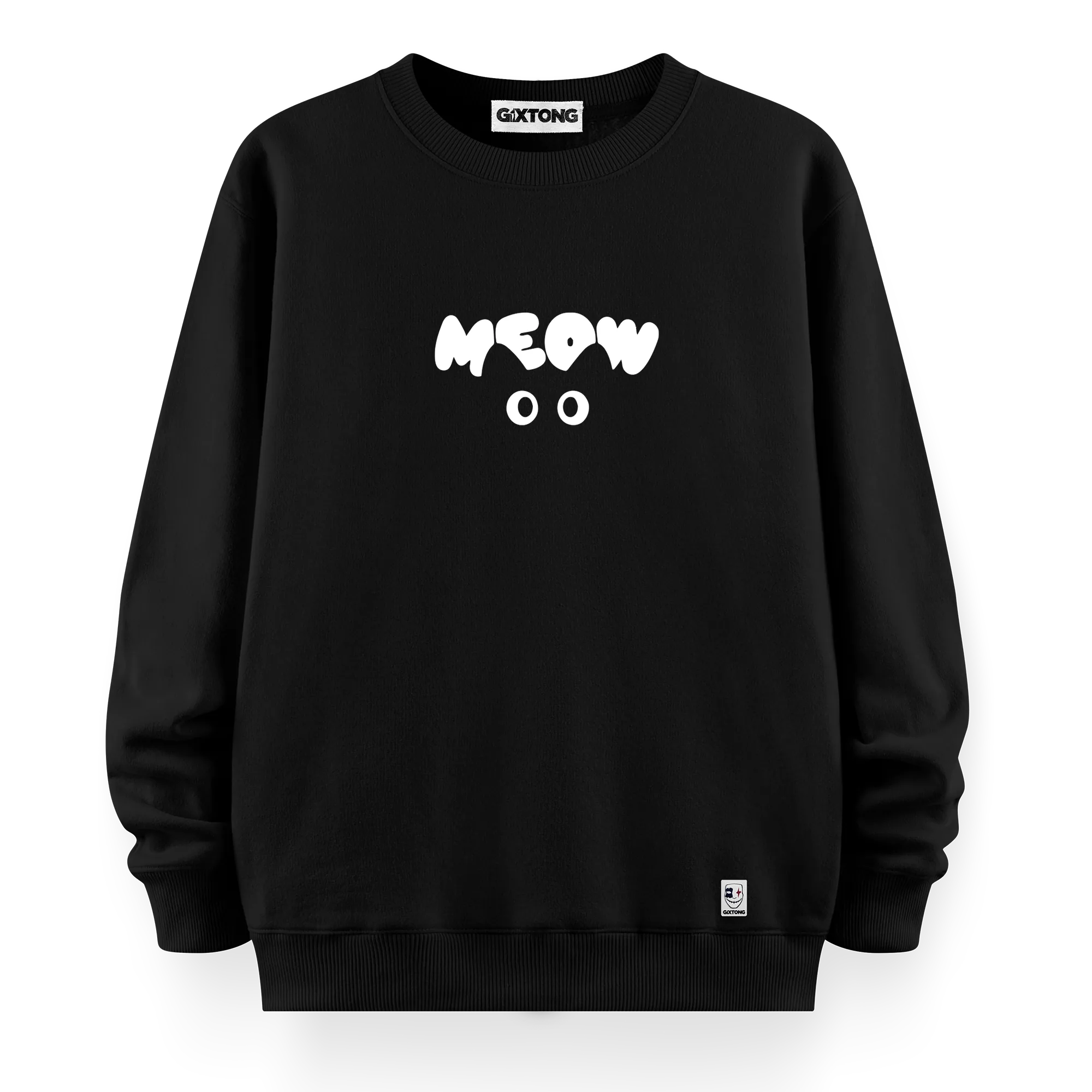 Meow - Oversize Bol Kalıp Sweatshirt