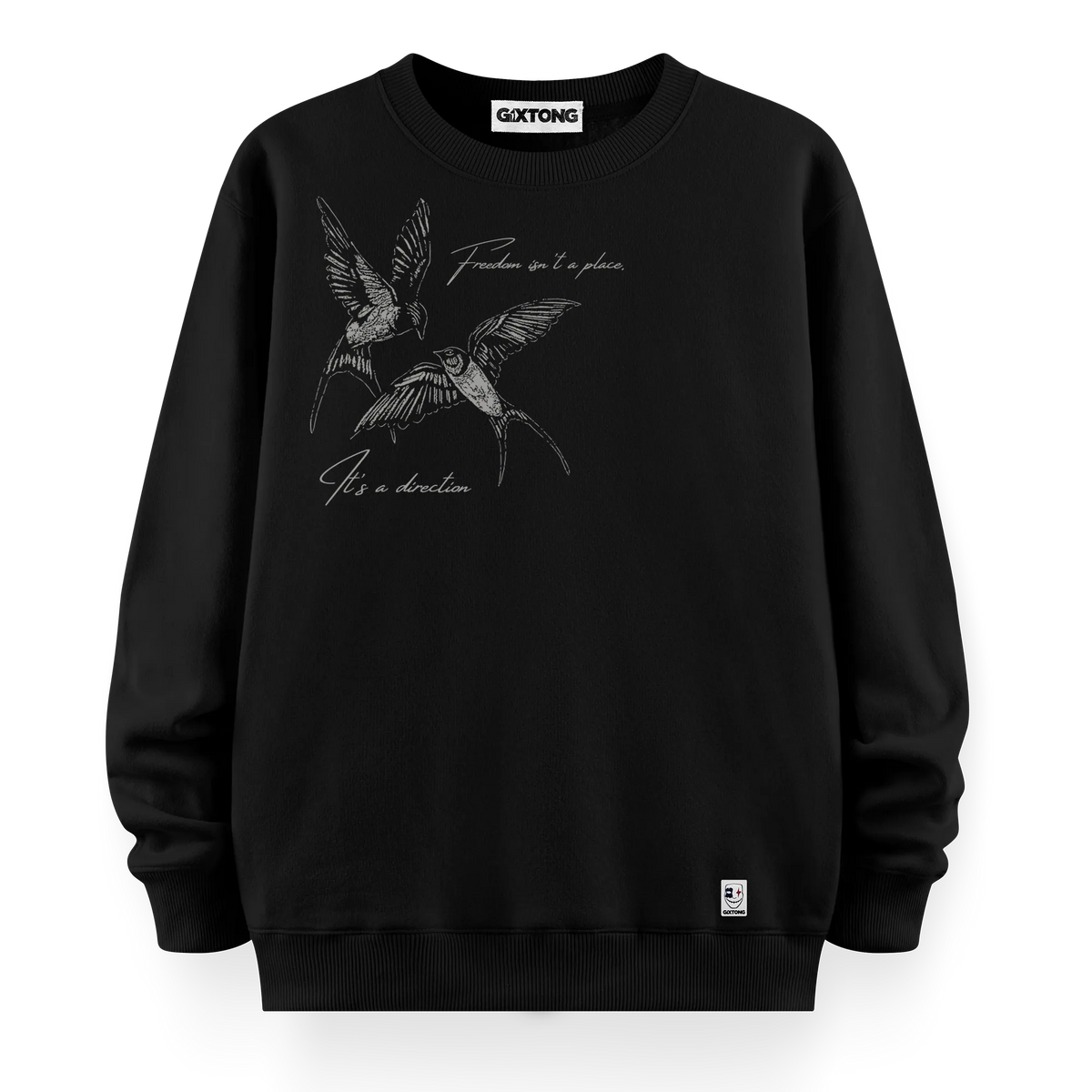 Birds - Oversize Bol Kalıp Sweatshirt