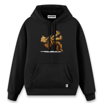Fight Bear - Regular Fit Kalıp Hoodie