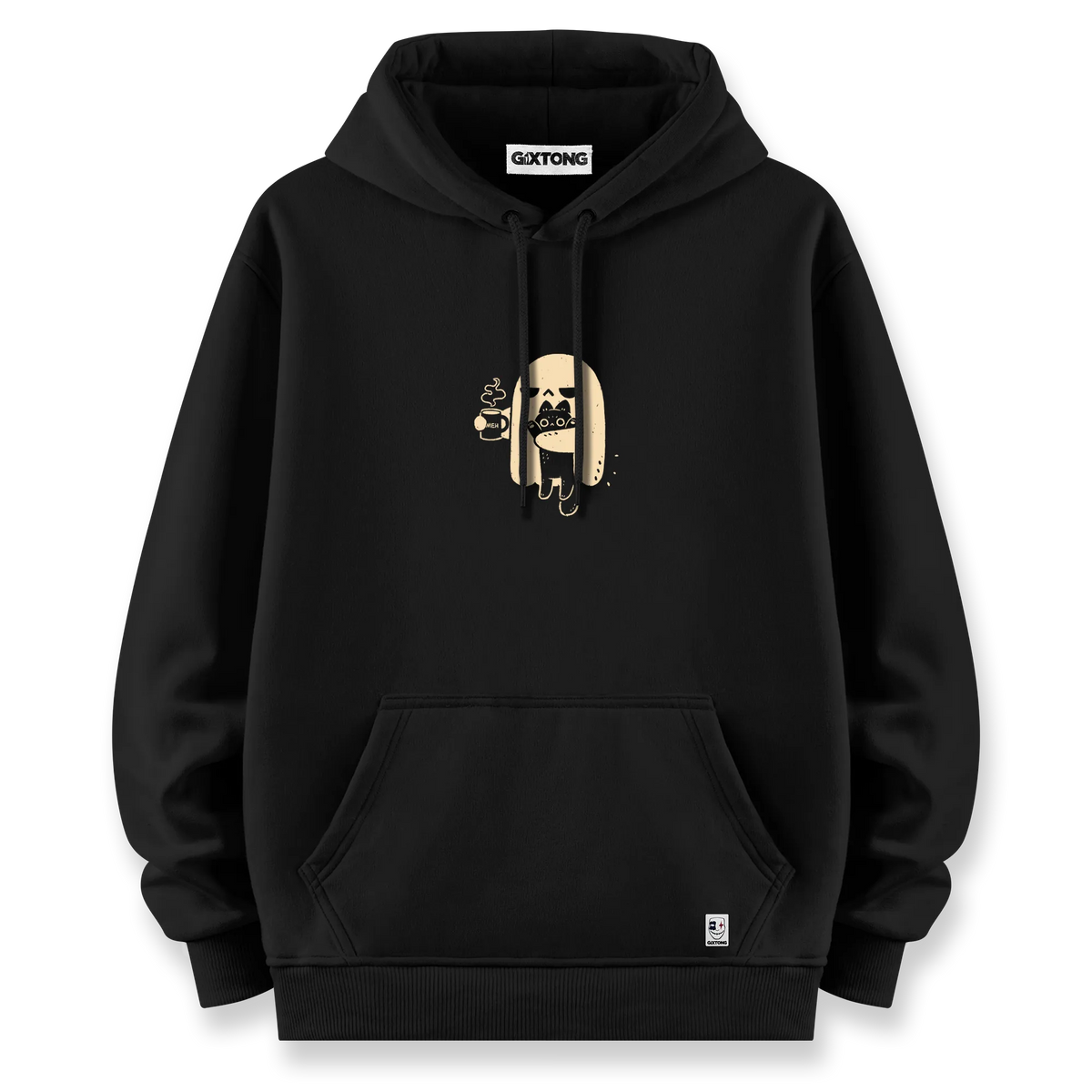 Ghost Cat - Oversize Bol Kalıp Hoodie