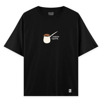 Sabrım Taşıyor - Oversize Bol Kalıp T-shirt