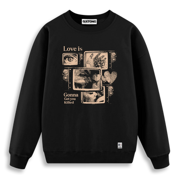 Love Is - Regular Fit Kalıp Sweatshirt
