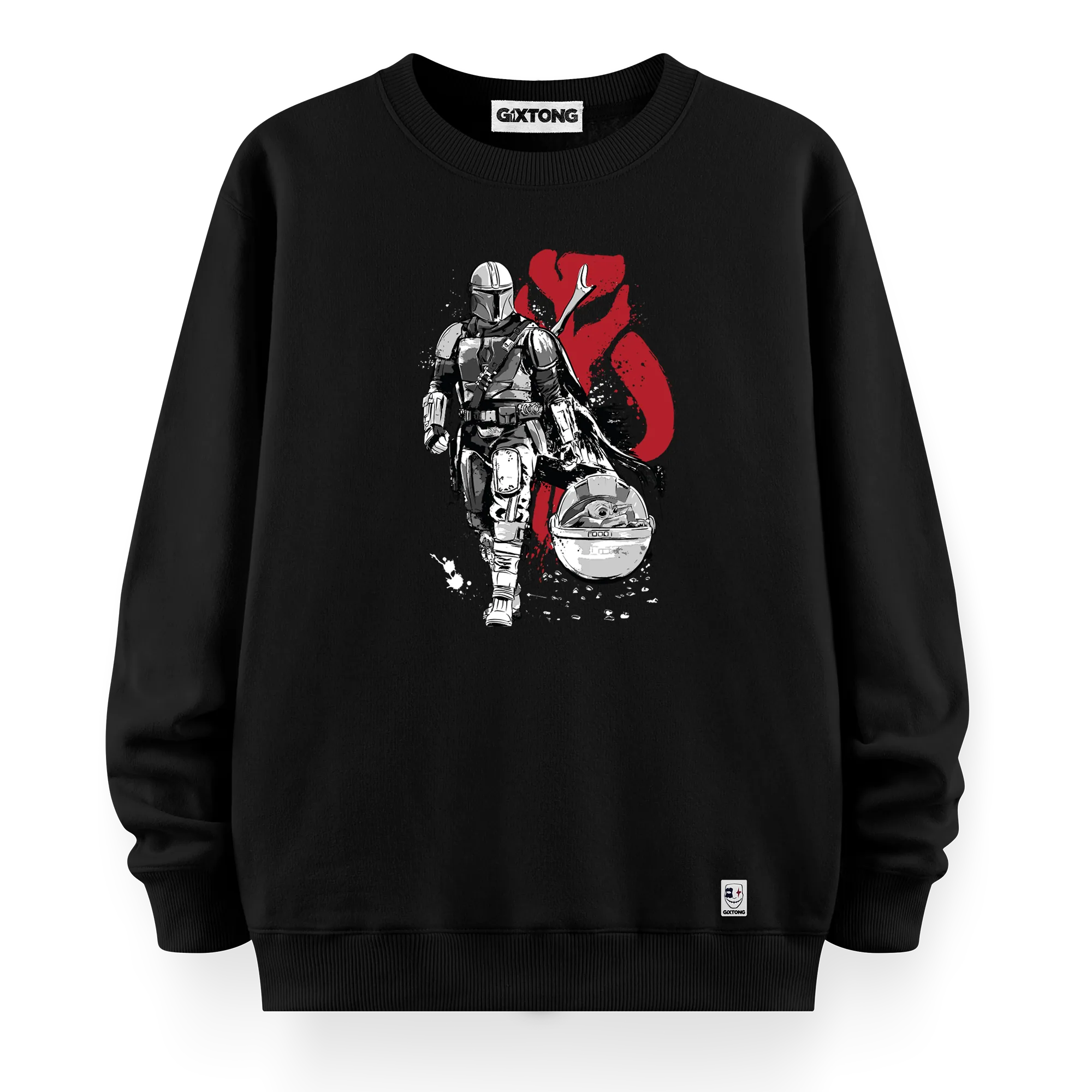 Mandalorian - Oversize Bol Kalıp Sweatshirt