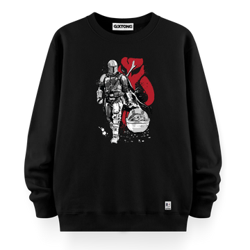 Mandalorian - Oversize Bol Kalıp Sweatshirt