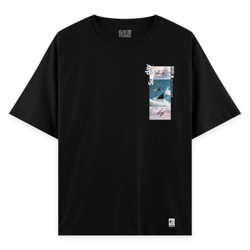 Sunday - Oversize Bol Kalıp T-shirt