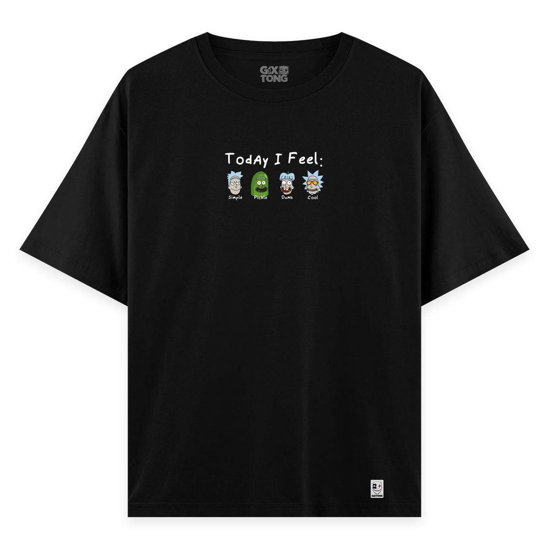 Rick's Routine - Oversize Bol Kalıp T-shirt