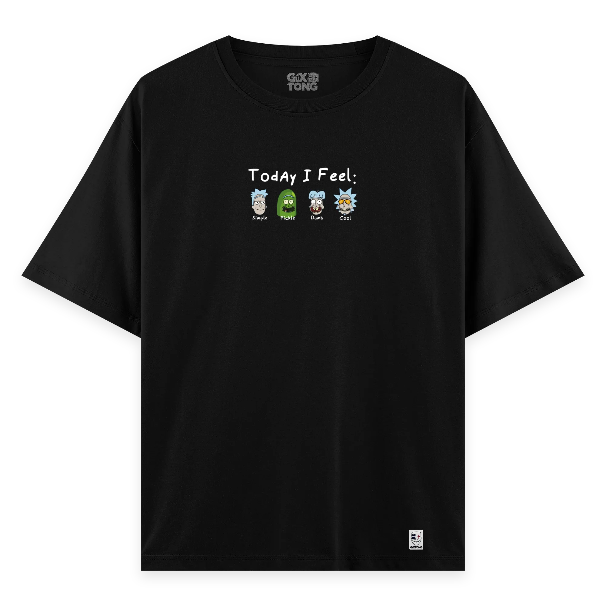 Rick's Routine - Oversize Bol Kalıp T-shirt