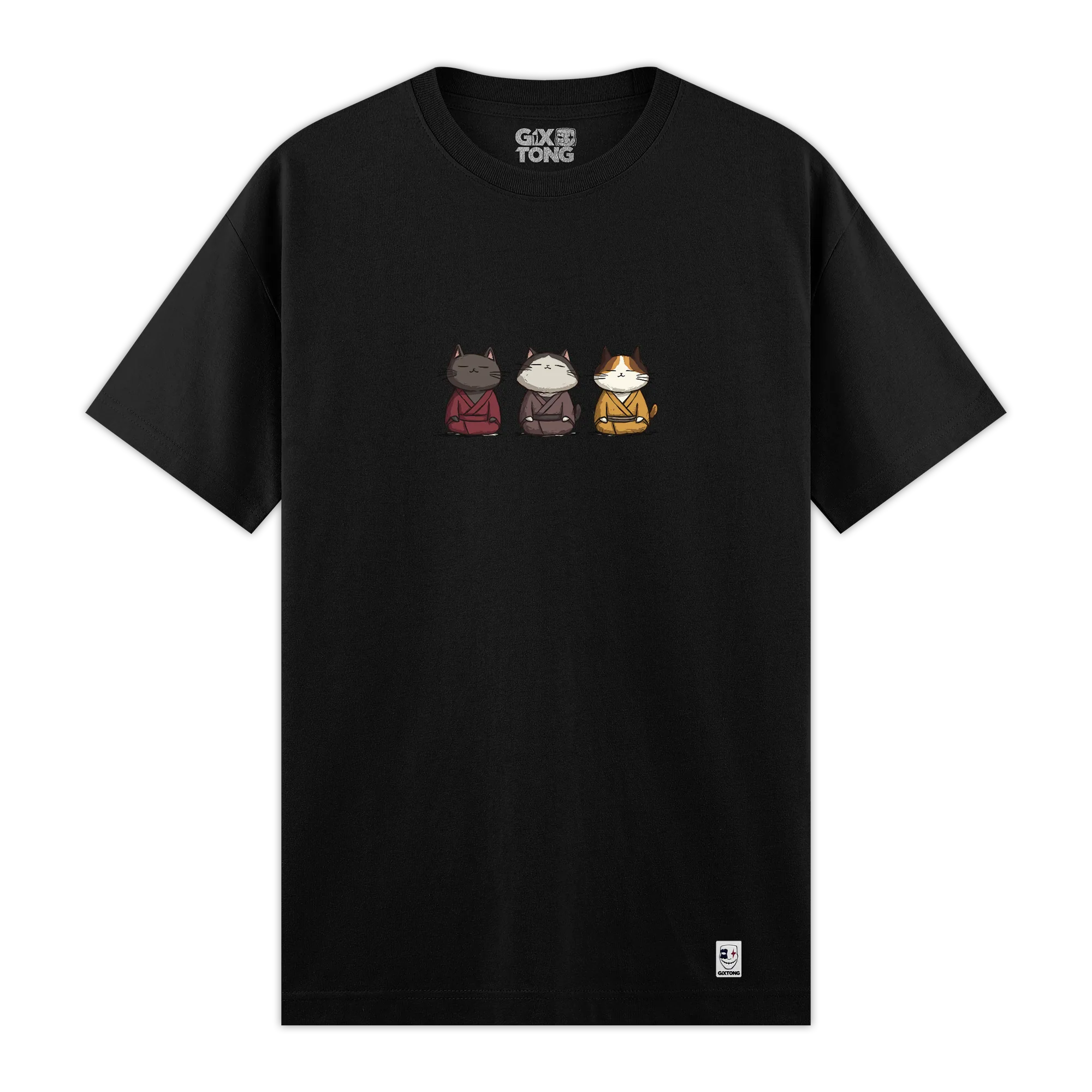 Samurai Cats - Regular Fit Kalıp T-shirt