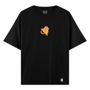 Fat Cat - Oversize Bol Kalıp T-shirt