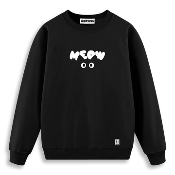 Meow - Regular Fit Kalıp Sweatshirt