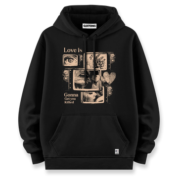 Love Is - Oversize Bol Kalıp Hoodie