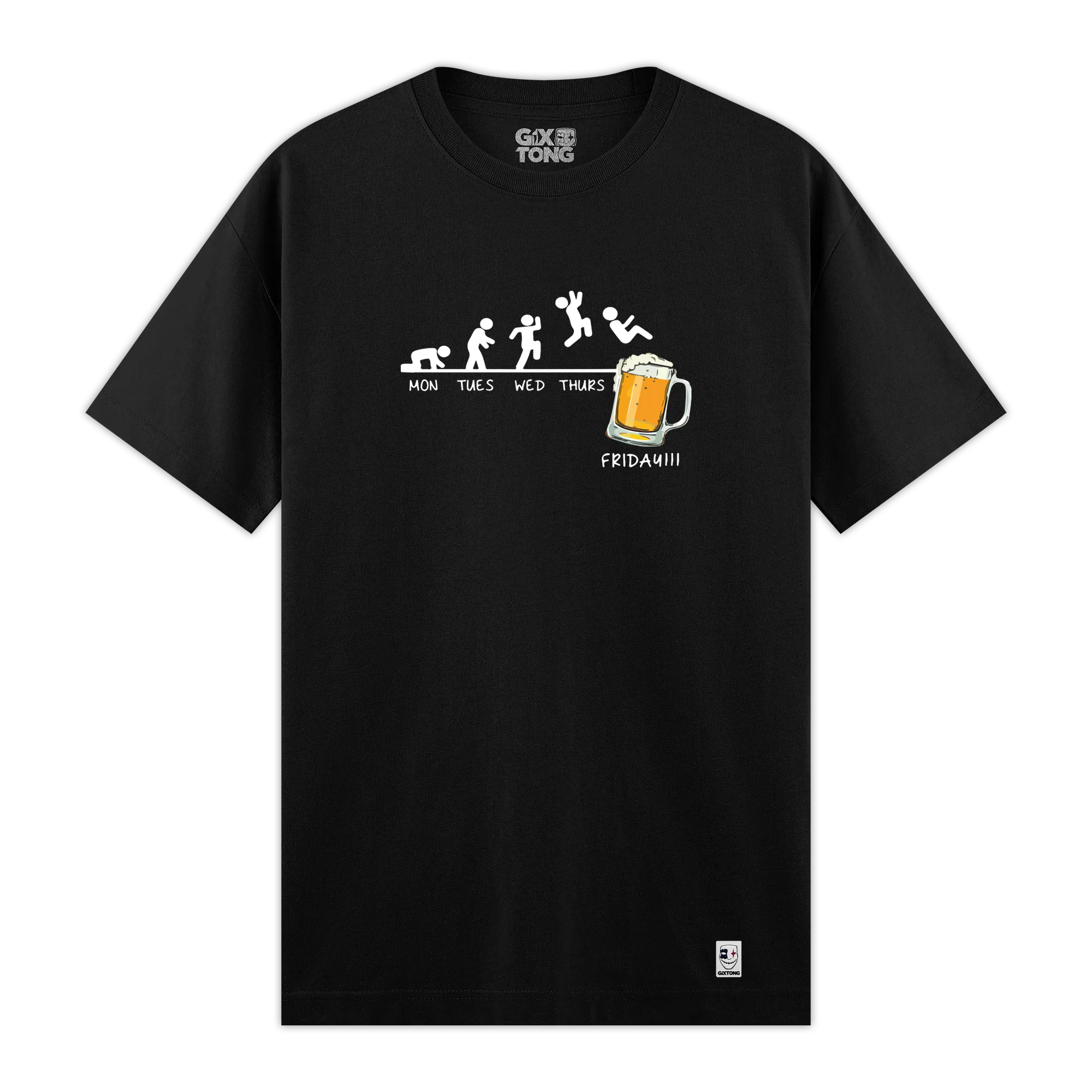 Friday Beer - Regular Fit Kalıp T-shirt