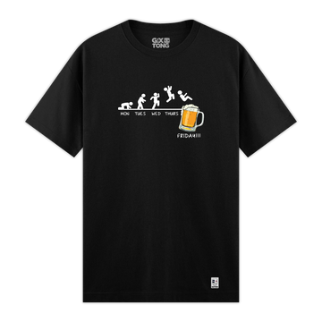 Friday Beer - Regular Fit Kalıp T-shirt