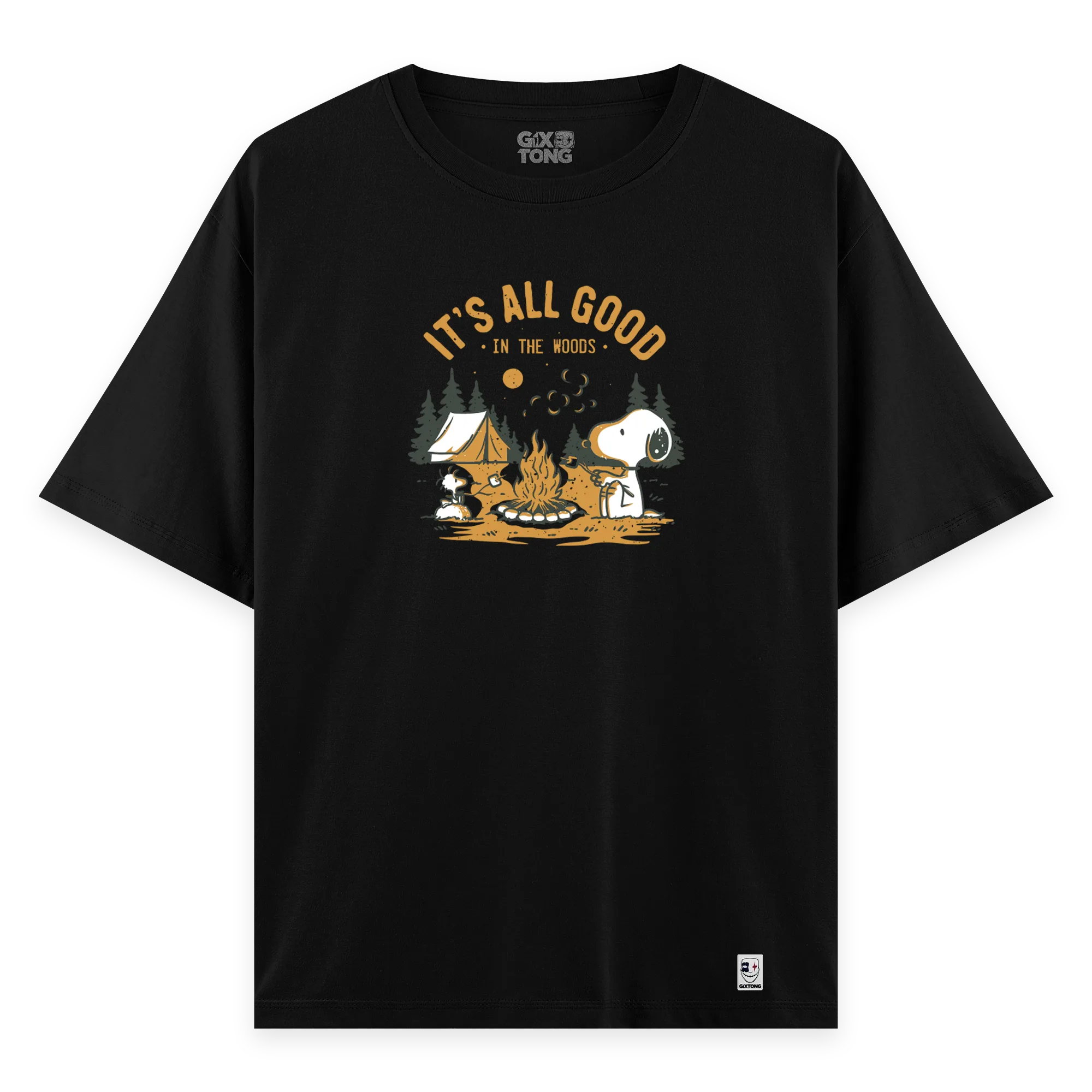Camp Snoopy - Oversize Bol Kalıp T-shirt
