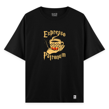 Espresso Patronum - Oversize Bol Kalıp T-shirt