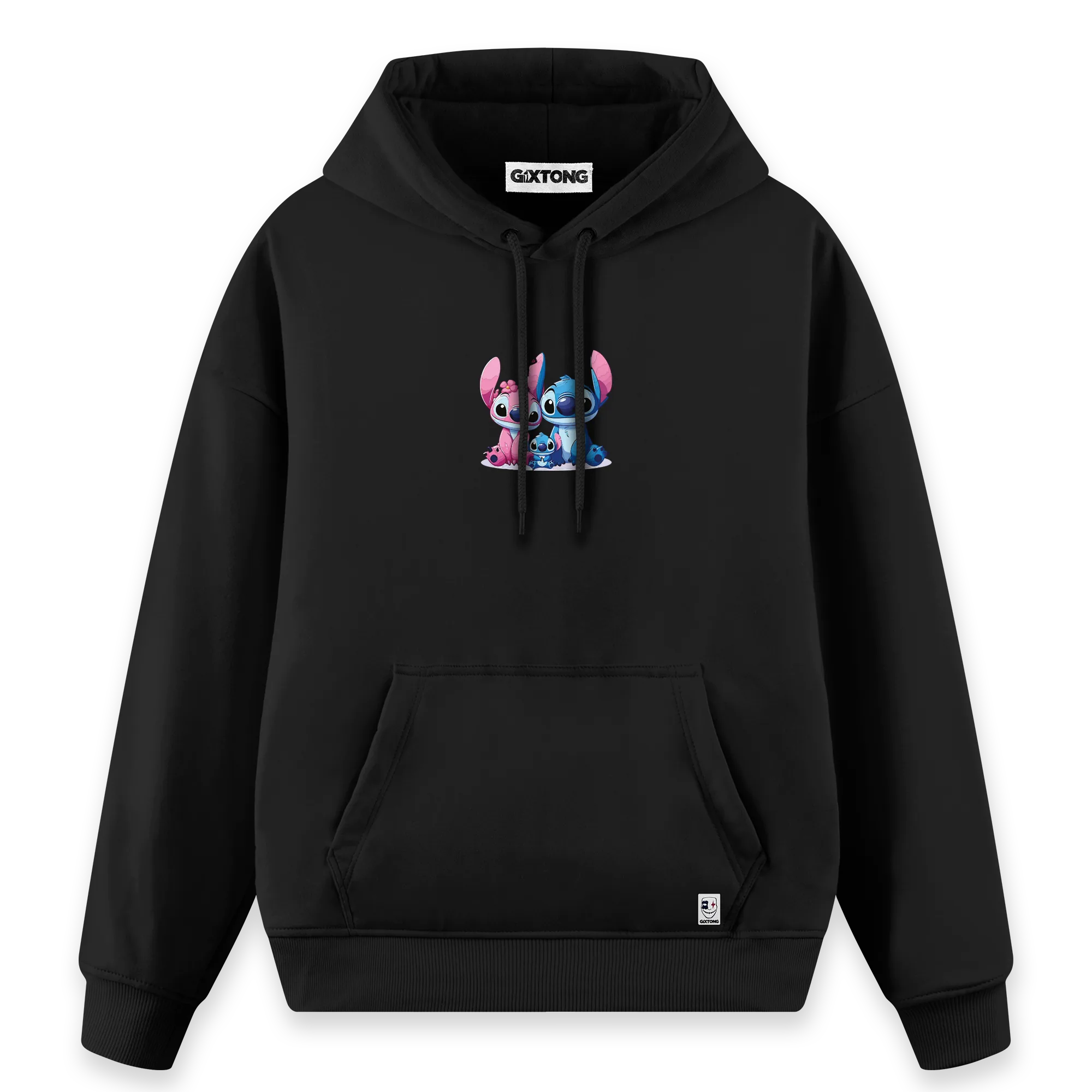 Stitch Family - Regular Fit Kalıp Hoodie