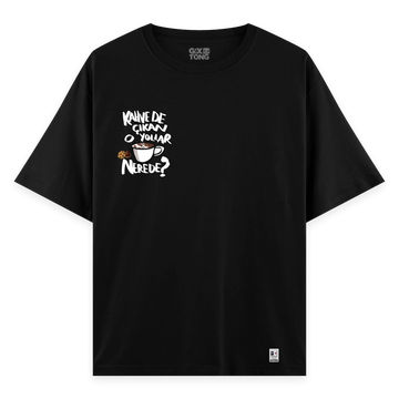 Nerede - Oversize Bol Kalıp T-shirt