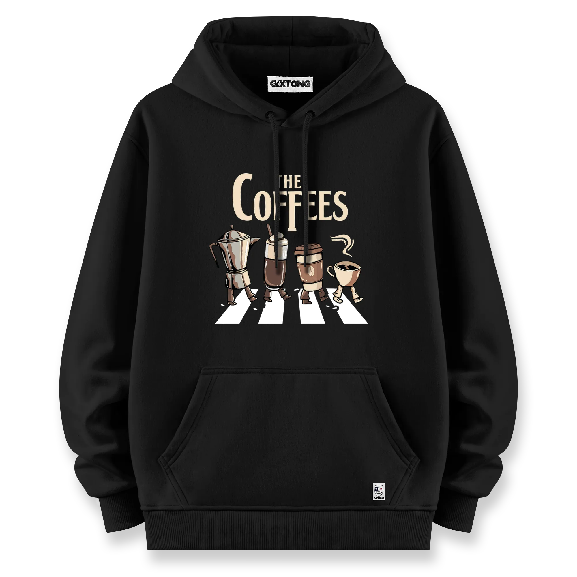 Coffee - Oversize Bol Kalıp Hoodie