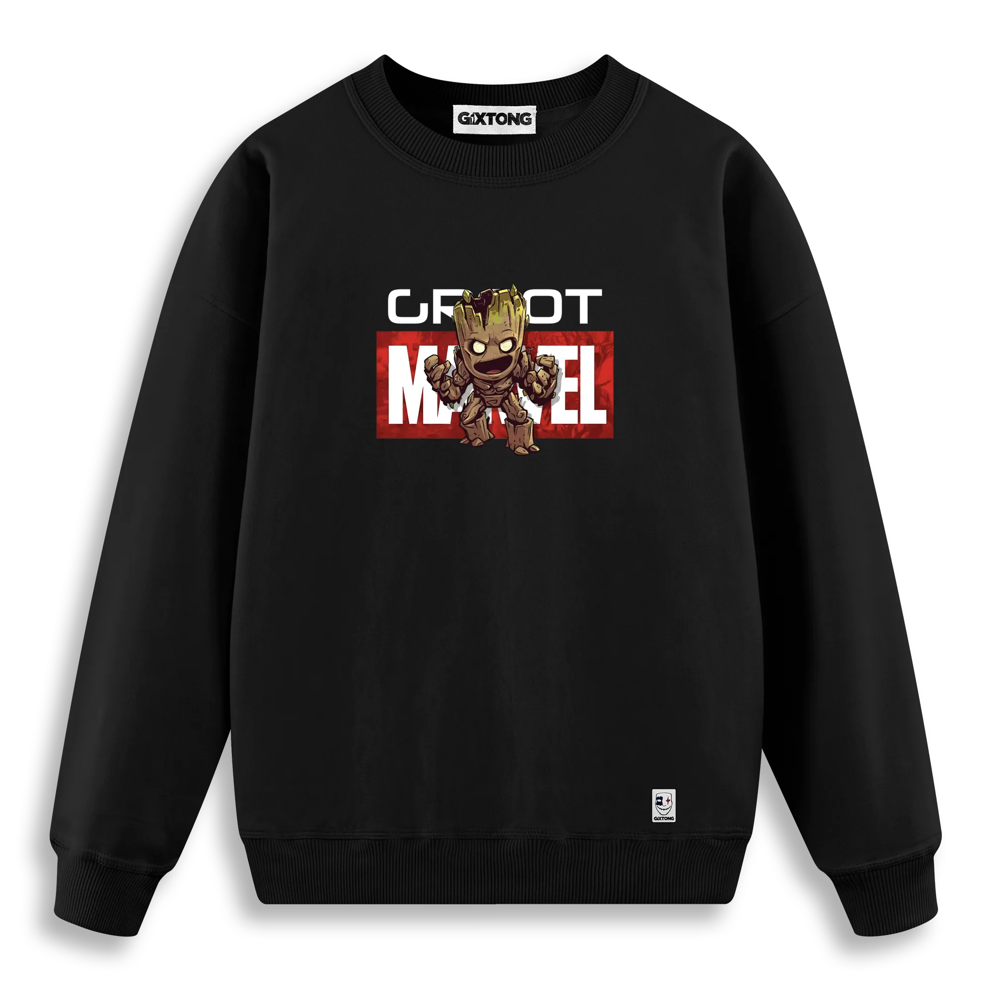 Marvel Groot - Regular Fit Kalıp Sweatshirt