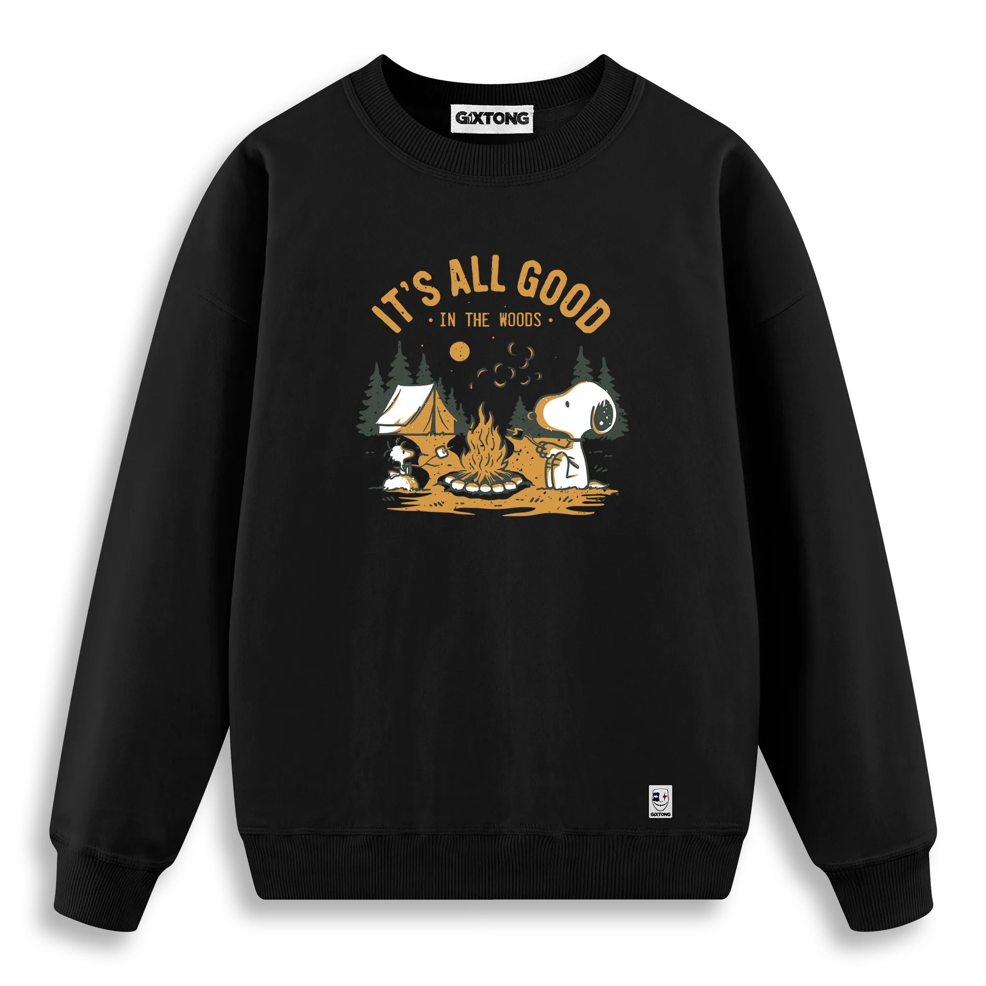Camp Snoopy - Regular Fit Kalıp Sweatshirt