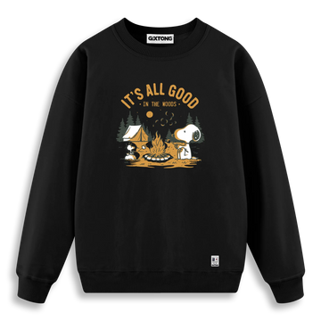 Camp Snoopy - Regular Fit Kalıp Sweatshirt