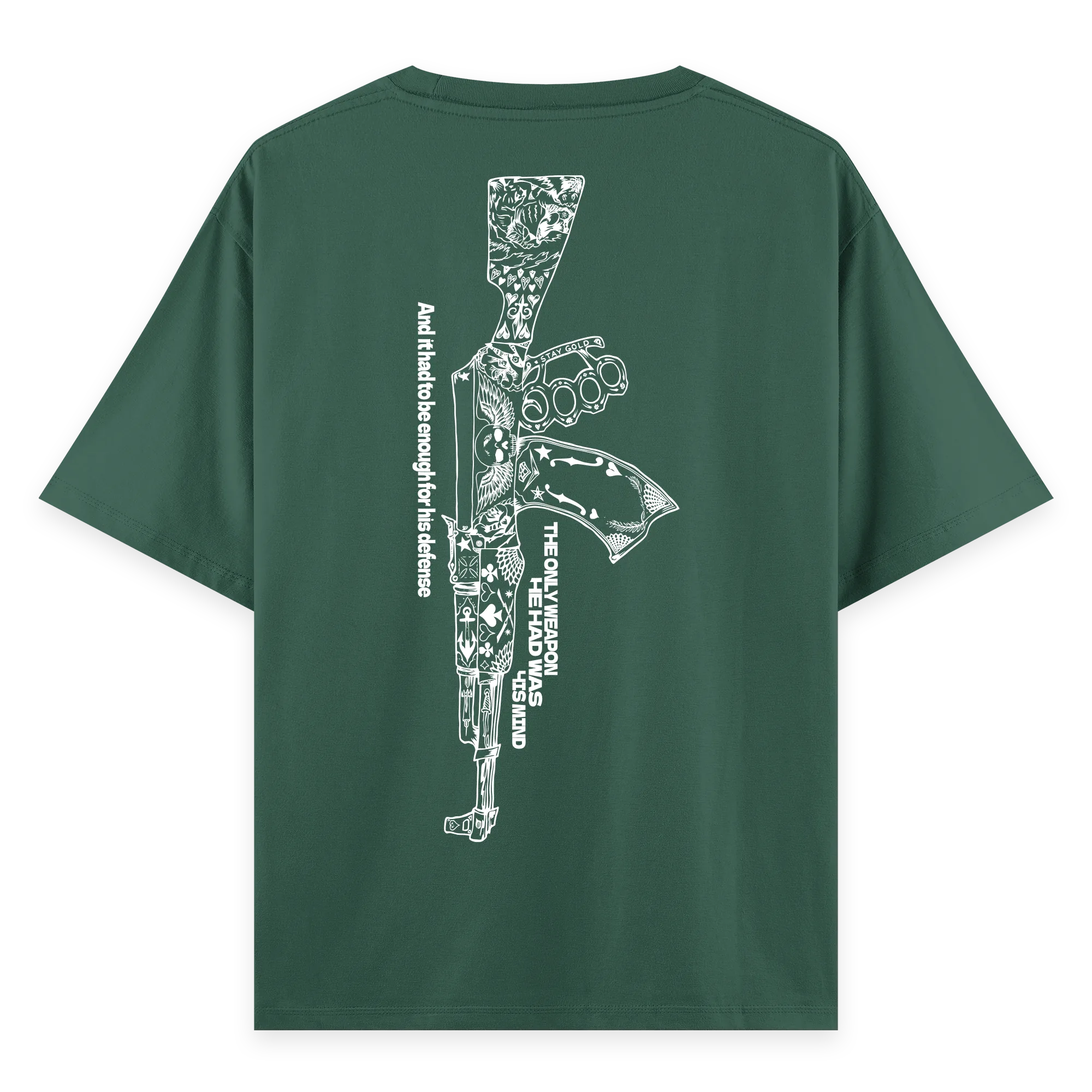 Ak-47 - Oversize Bol Kalıp T-shirt