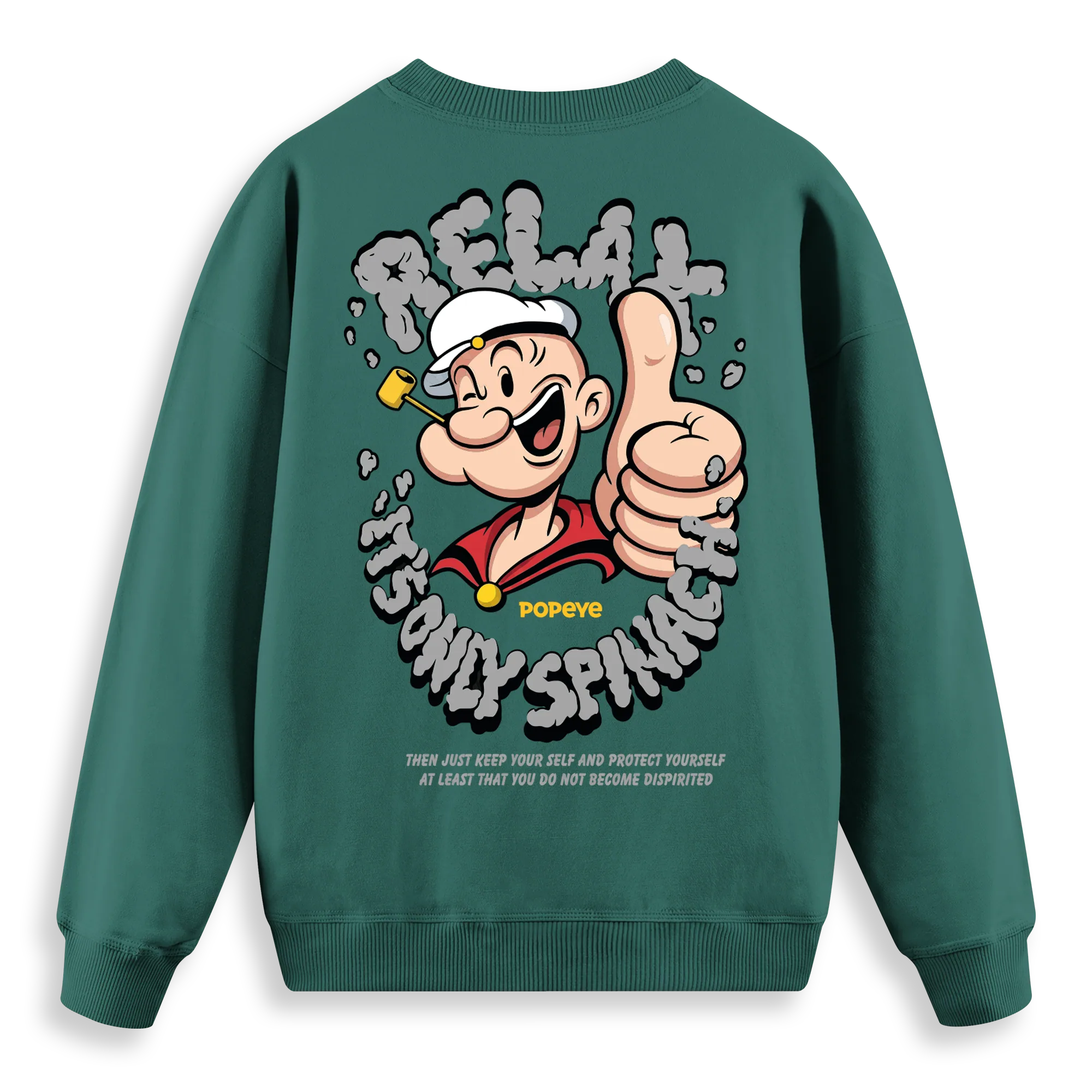 Popeye - Regular Fit Kalıp Sweatshirt