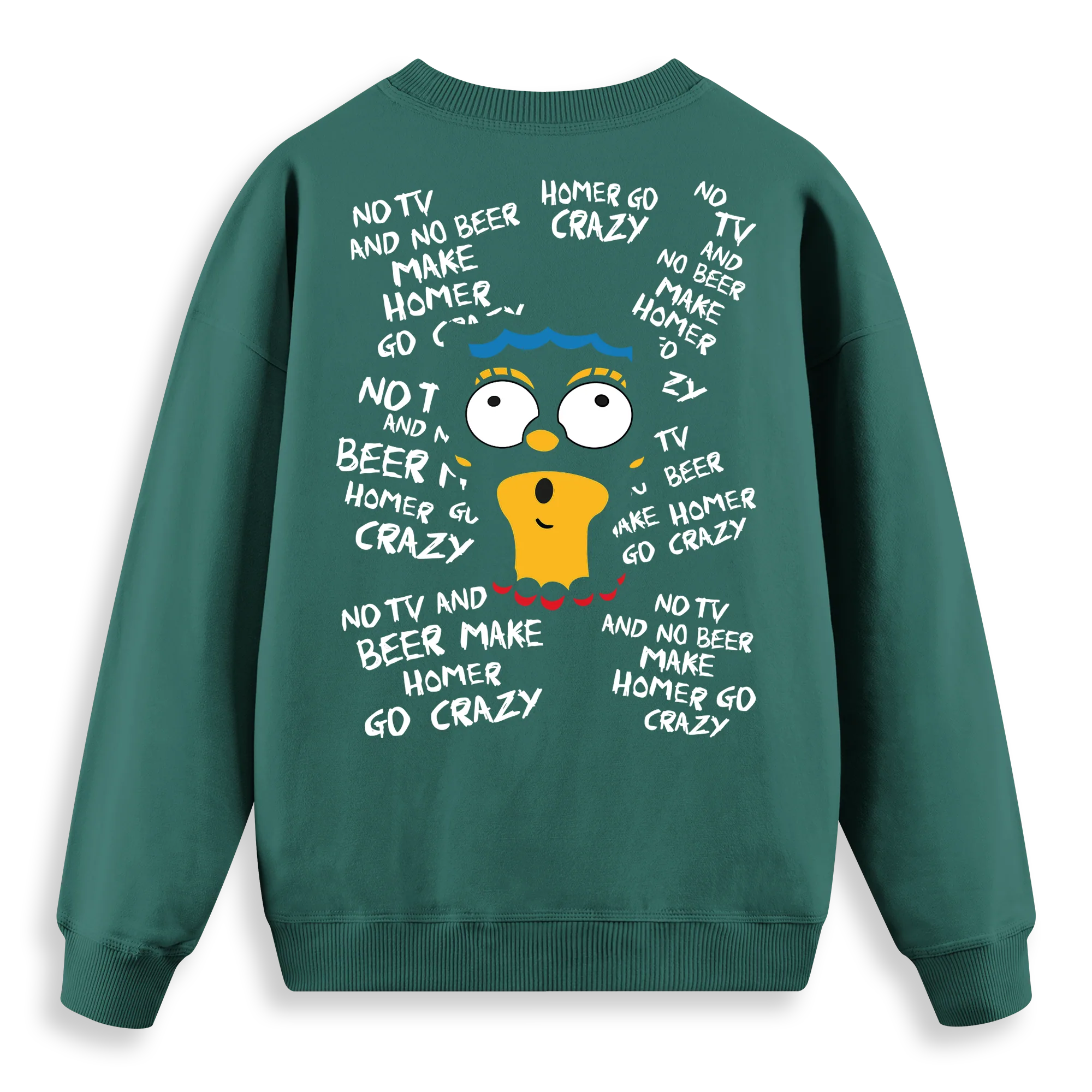 Crazy Homer - Regular Fit Kalıp Sweatshirt