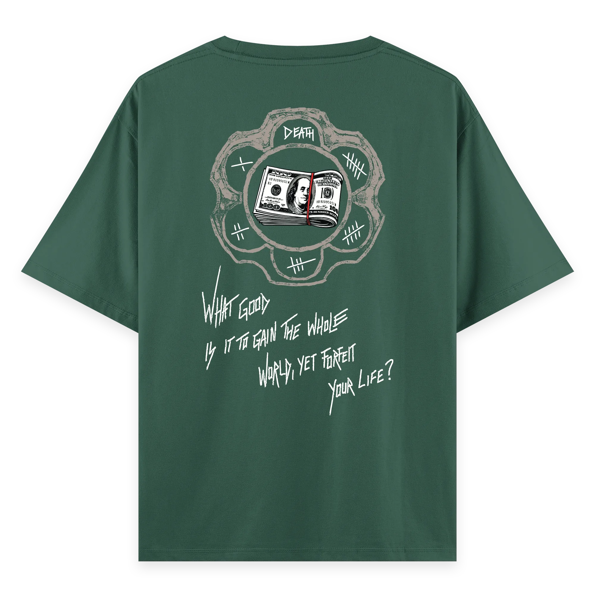 Greed - Oversize Bol Kalıp T-shirt