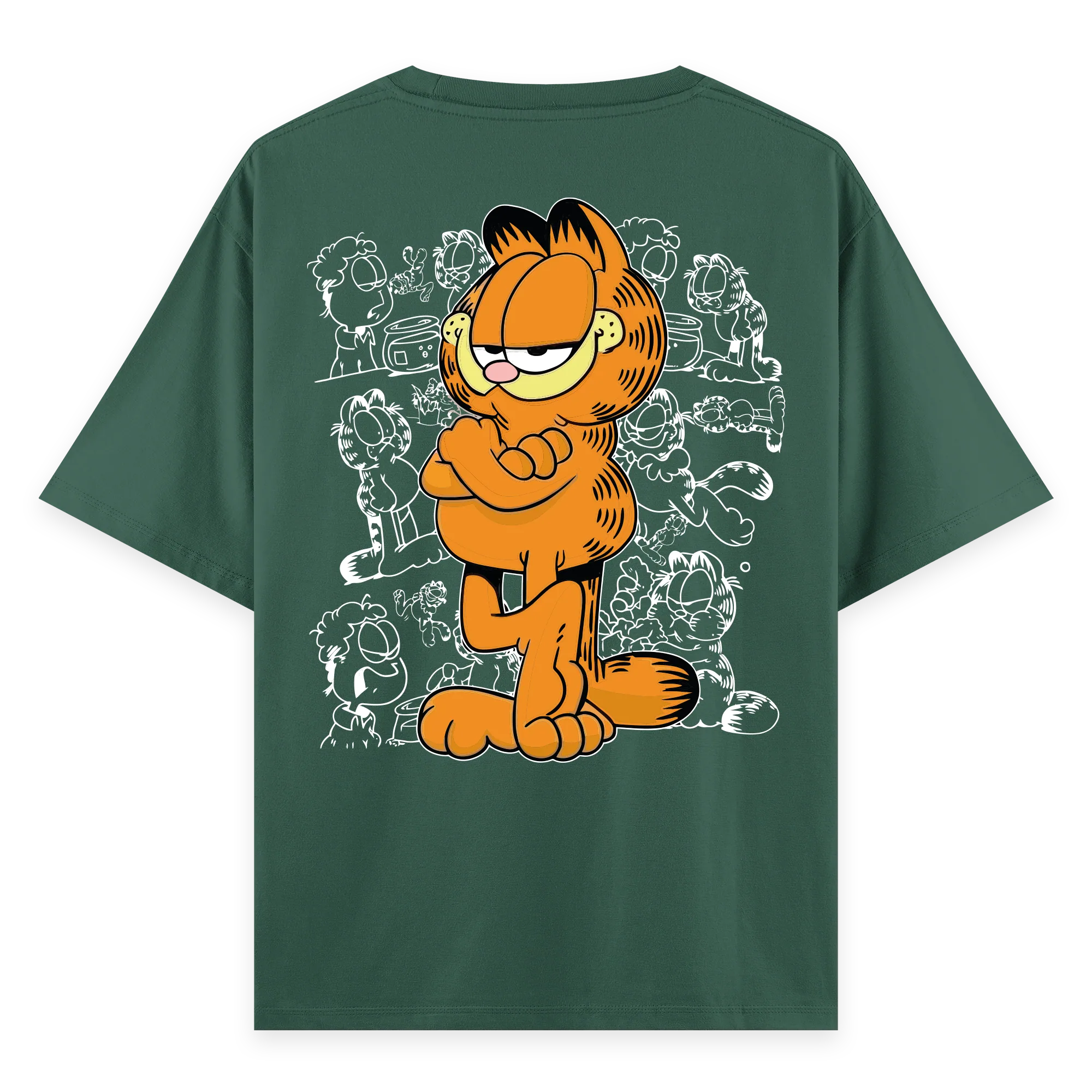Garfield - Oversize Bol Kalıp T-shirt