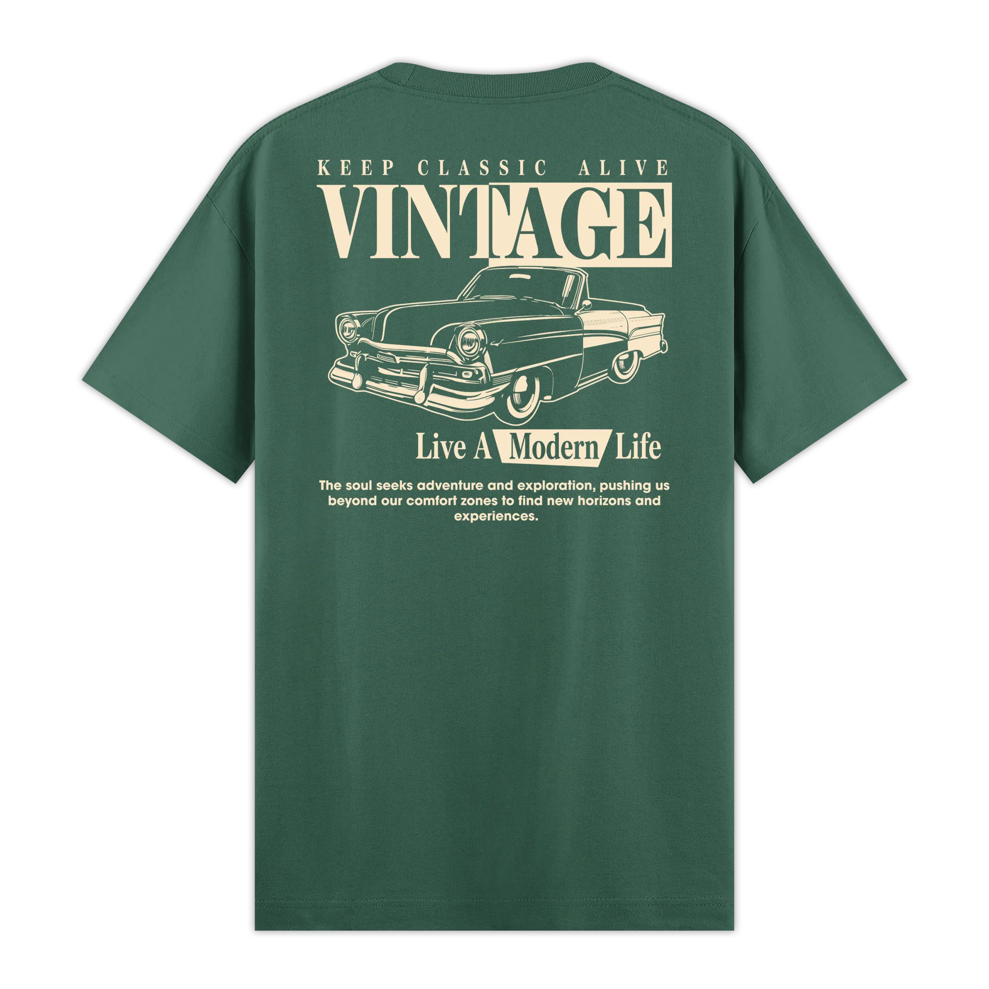 Vintage - Regular Fit Kalıp T-shirt