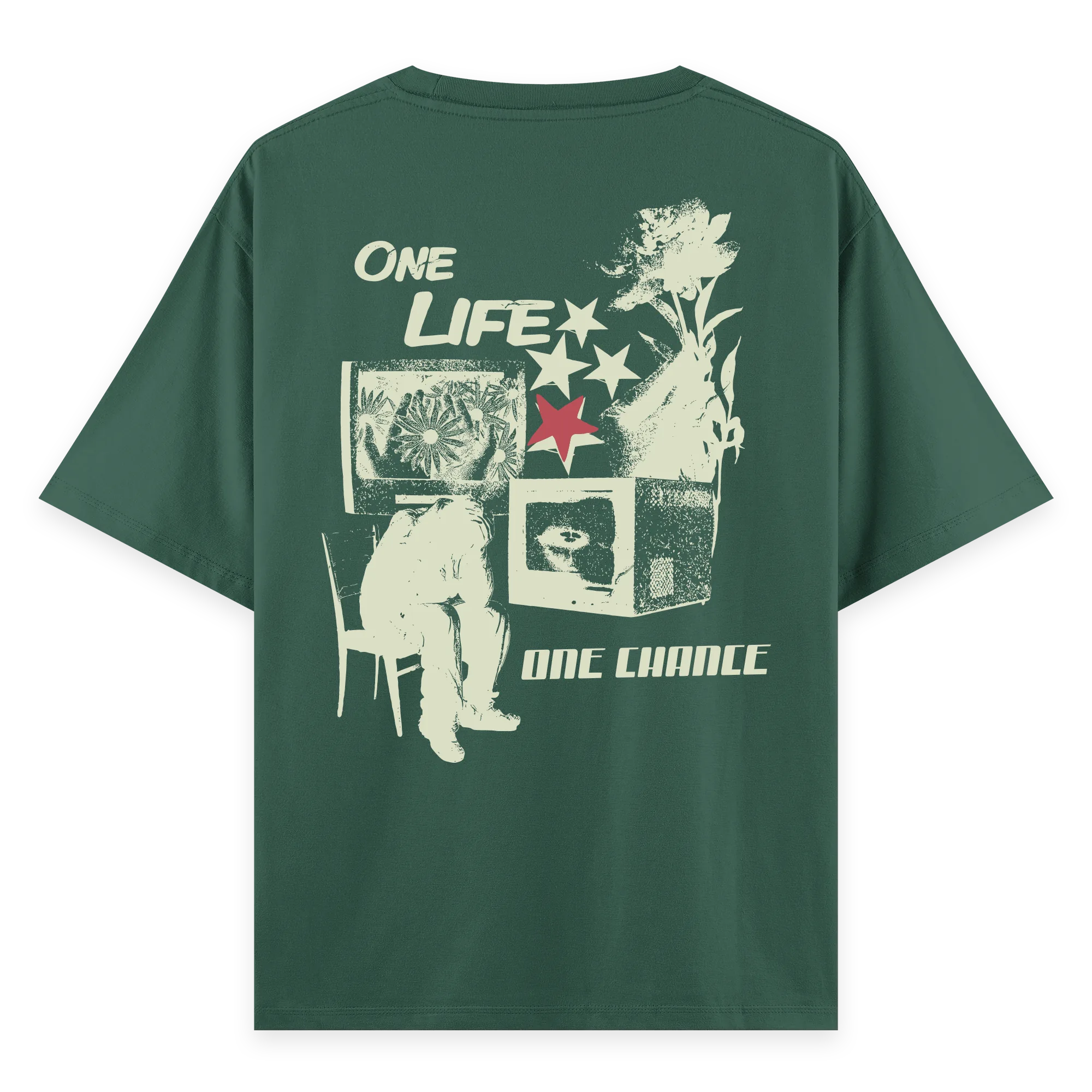 One Chance - Oversize Bol Kalıp T-shirt