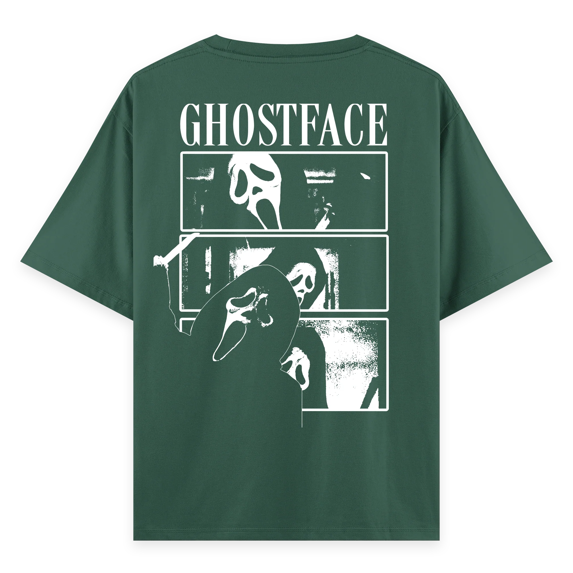 Ghost Face - Oversize Bol Kalıp T-shirt