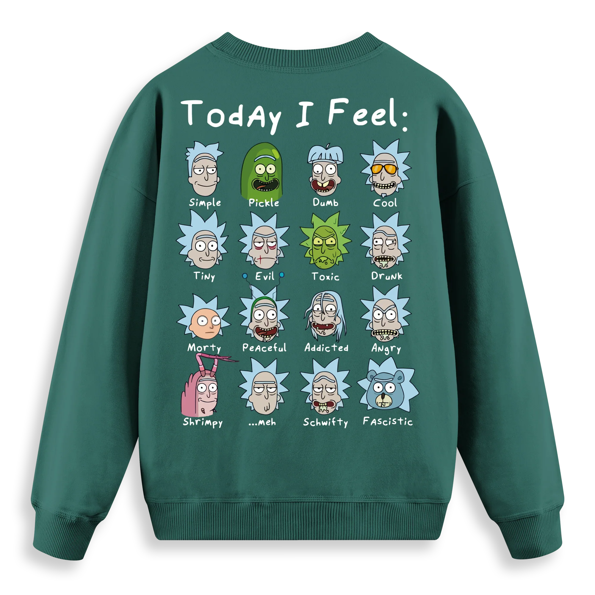 Rick's Routine - Regular Fit Kalıp Sweatshirt