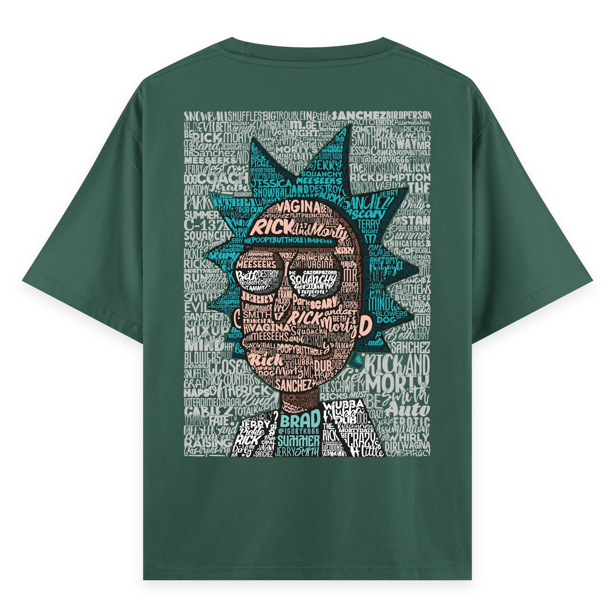 Rick's World - Oversize Bol Kalıp T-shirt