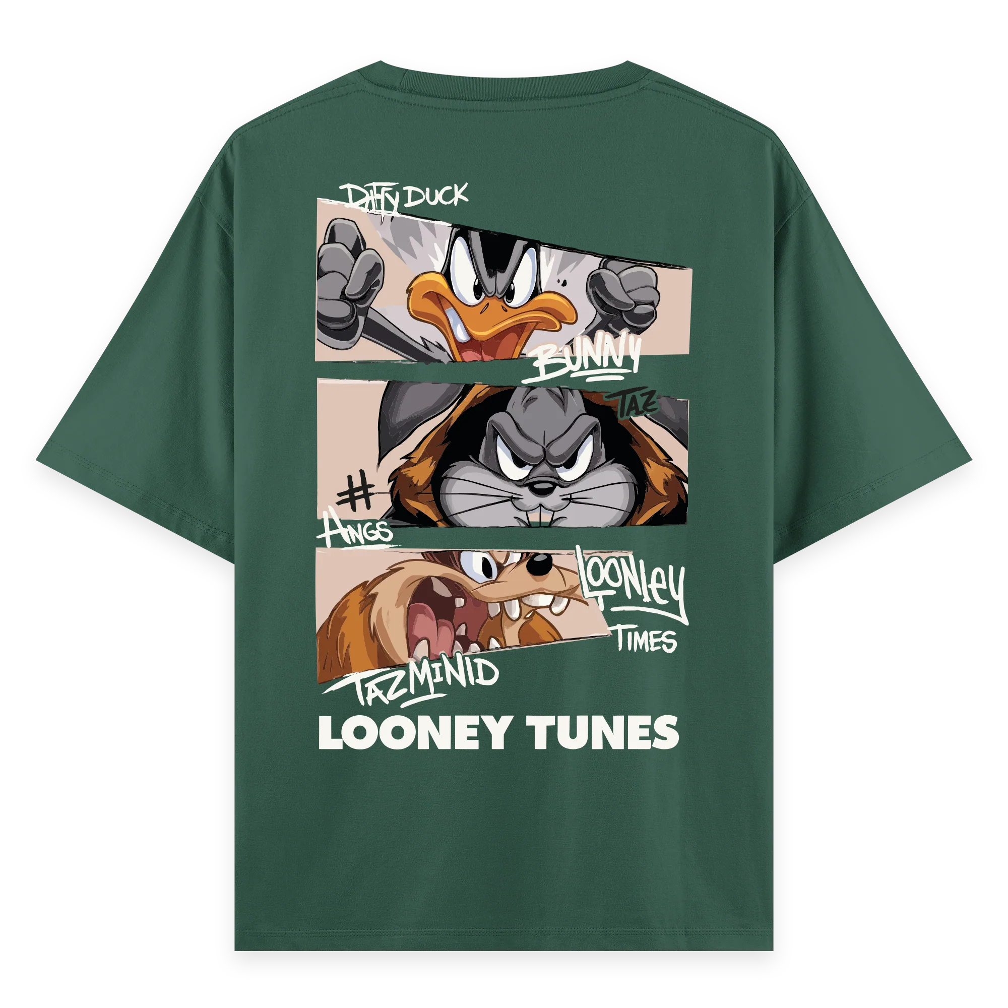 Looney Tunes - Oversize Bol Kalıp T-shirt