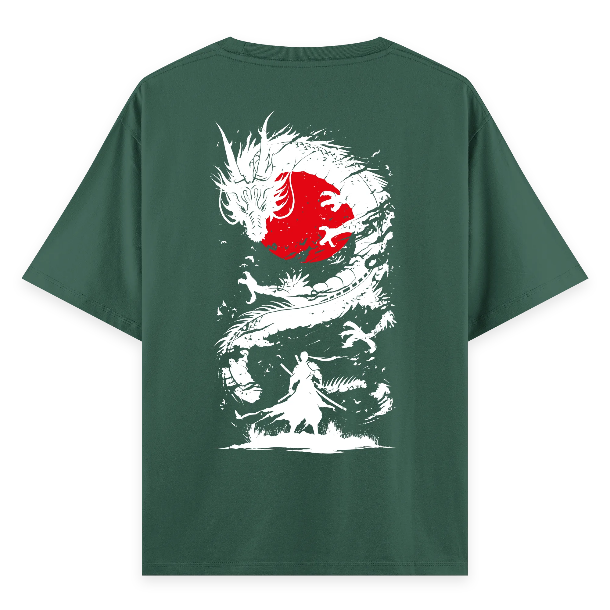 Rising Dragon - Oversize Bol Kalıp T-shirt
