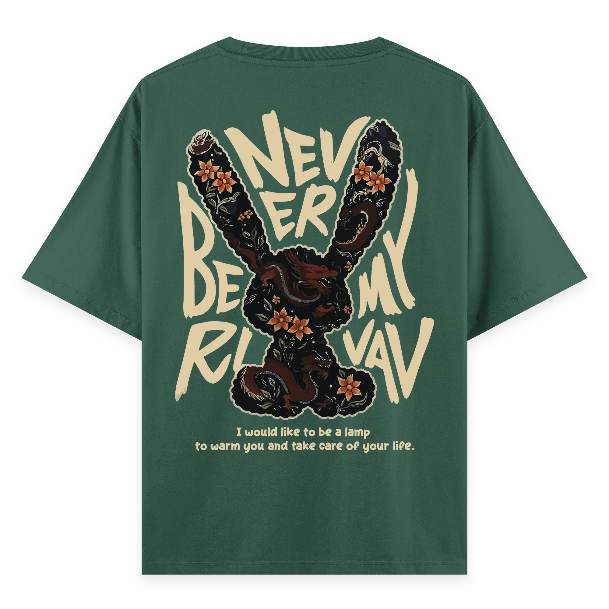 Rabbit - Oversize Bol Kalıp T-shirt