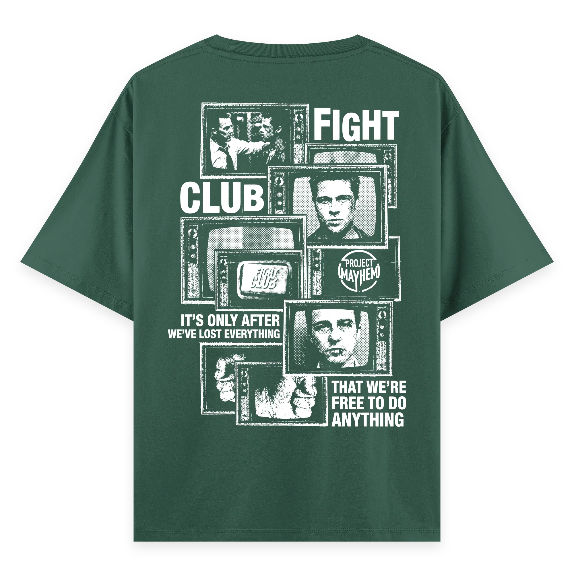 Fight Club - Oversize Bol Kalıp T-shirt