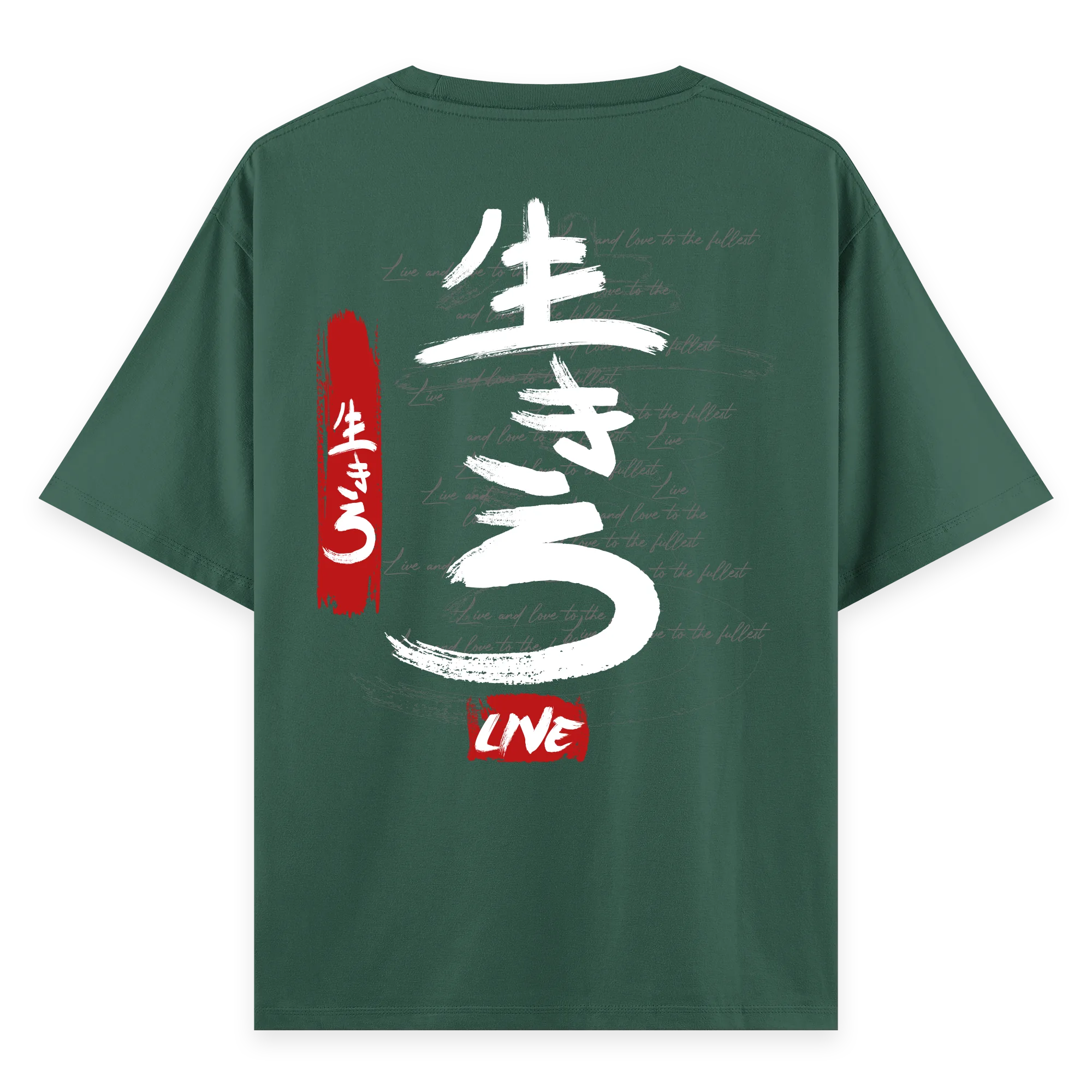 Live - Oversize Bol Kalıp T-shirt