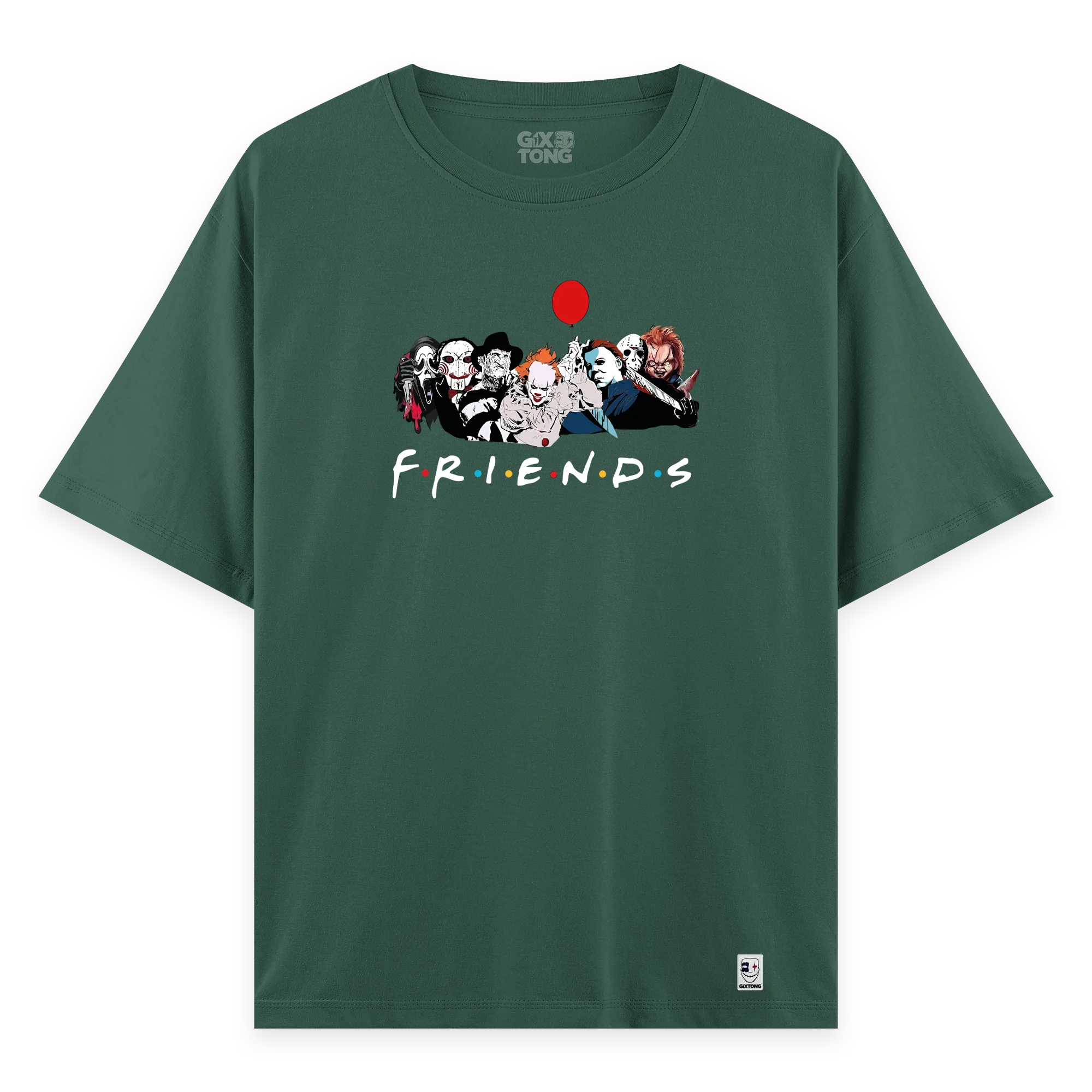 Dark Friends - Oversize Bol Kalıp T-shirt