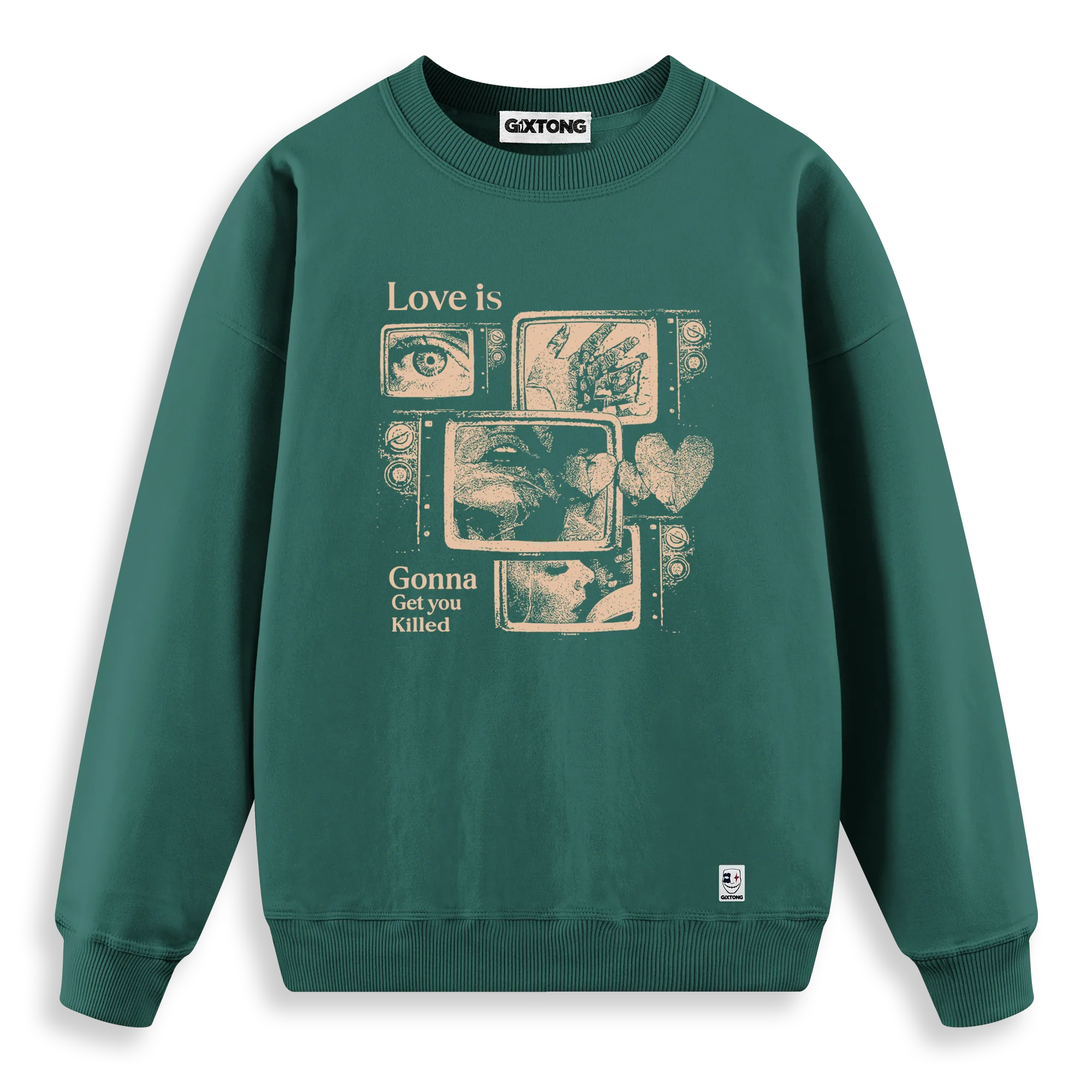 Love Is - Regular Fit Kalıp Sweatshirt