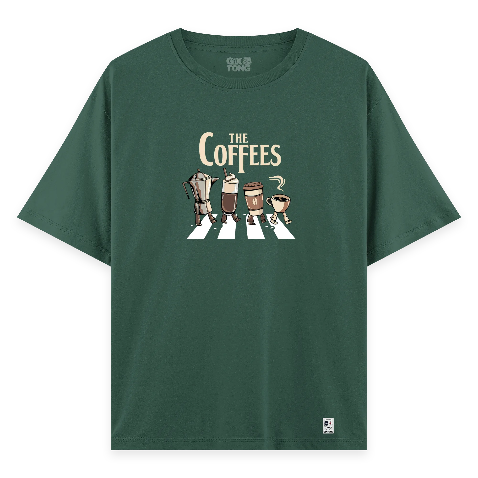 Coffee - Oversize Bol Kalıp T-shirt