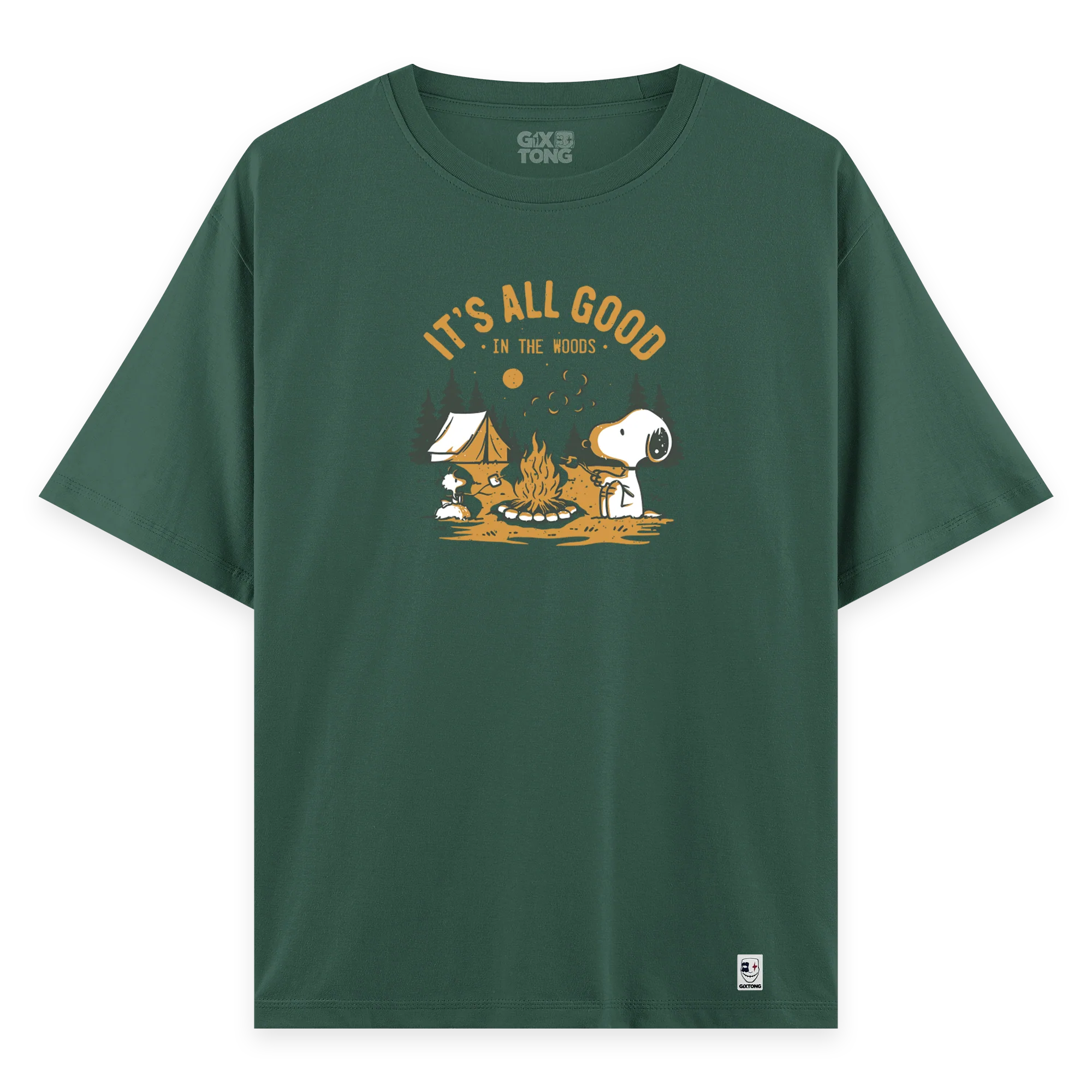 Camp Snoopy - Oversize Bol Kalıp T-shirt