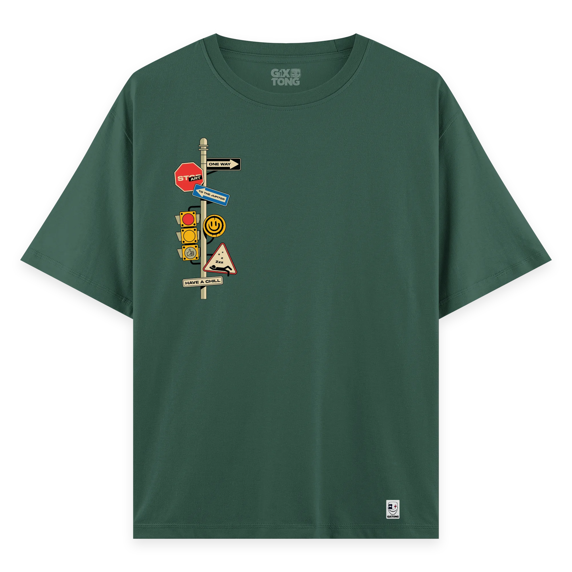 One Way - Oversize Bol Kalıp T-shirt