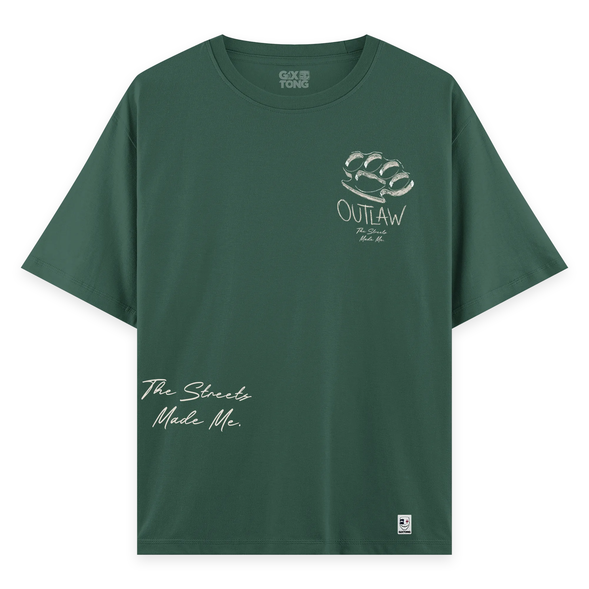 Outlaw - Oversize Bol Kalıp T-shirt