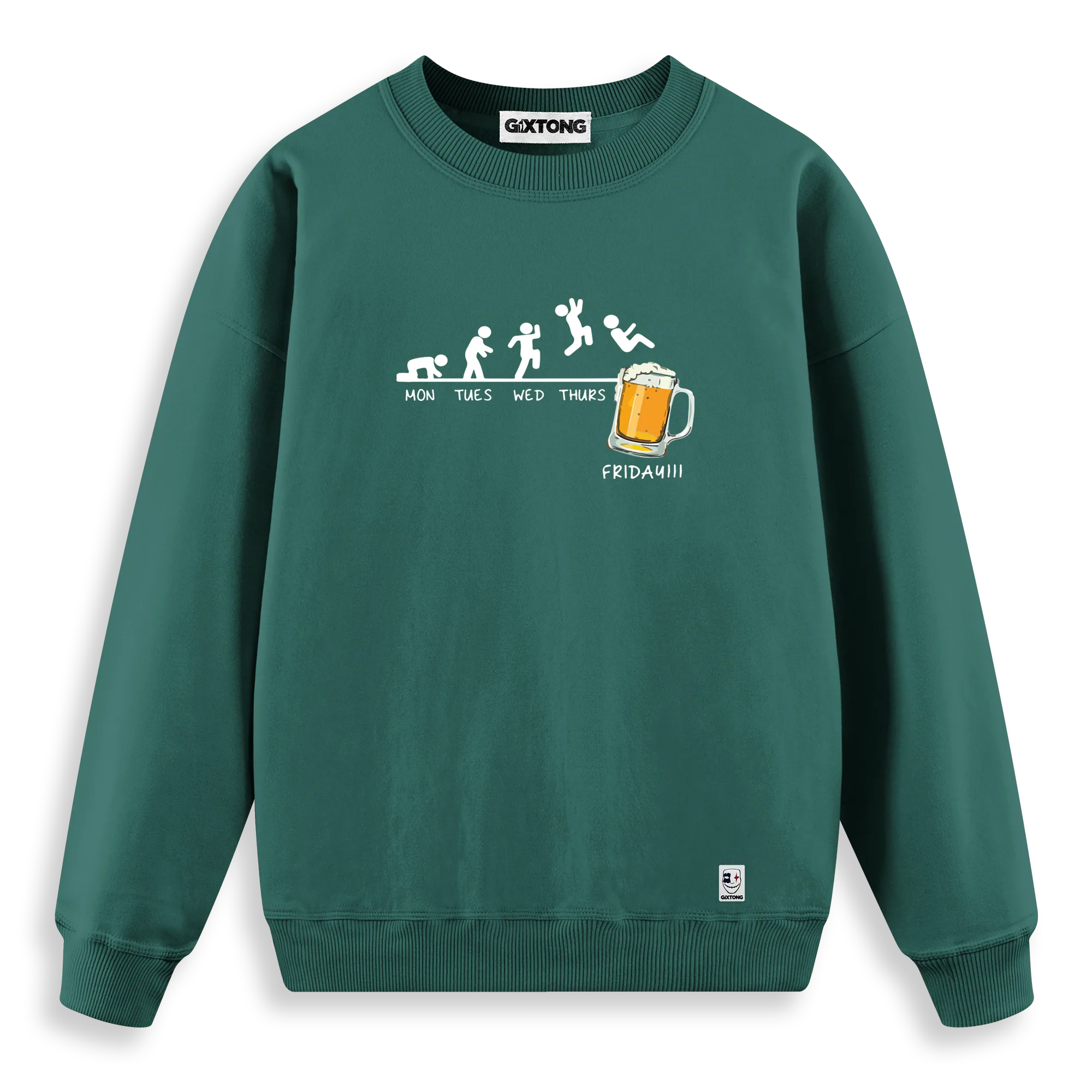 Friday Beer - Regular Fit Kalıp Sweatshirt